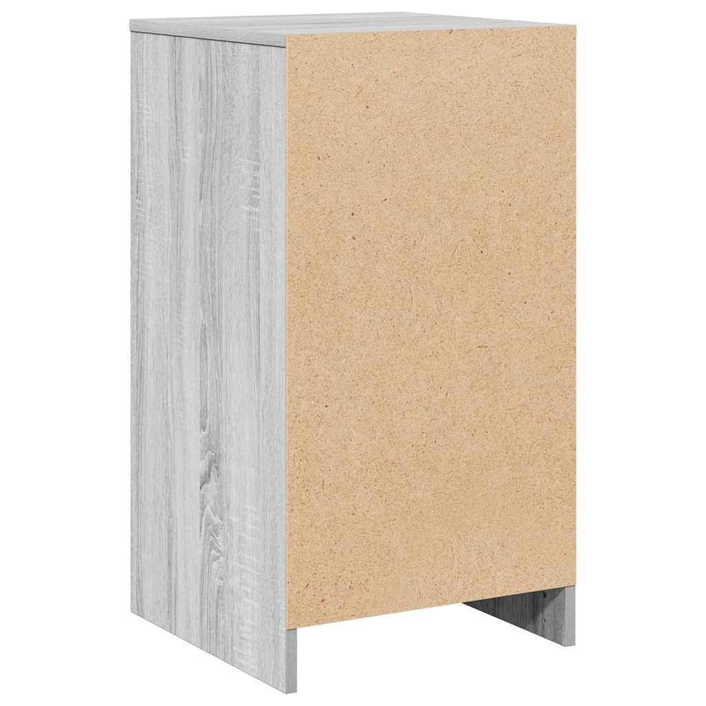 vidaXL Bufet Szary dąb sonoma 40 x 41 x 75 cm Materiał drewnopochodny