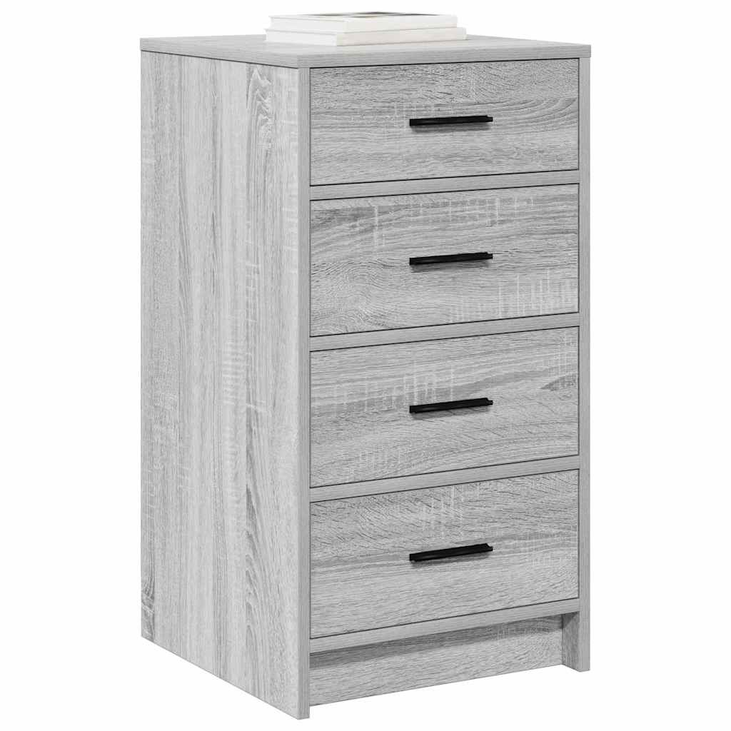 vidaXL Bufet Szary dąb sonoma 40 x 41 x 75 cm Materiał drewnopochodny