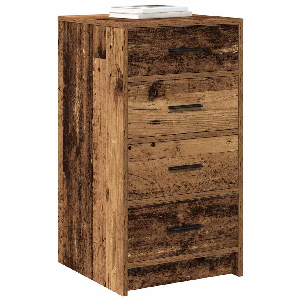 vidaXL Bufet Stare drewno 40 x 41 x 75 cm Materiał drewnopochodny