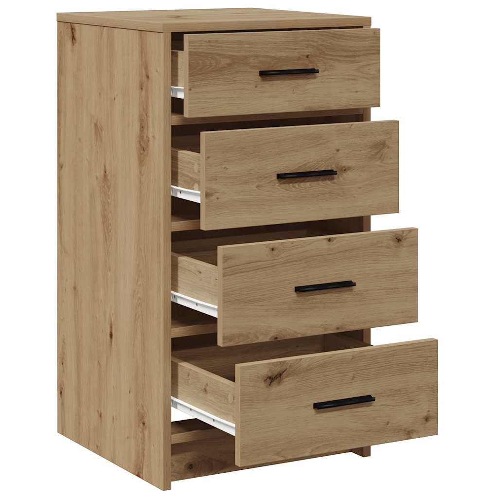 vidaXL Bufet dąb artisan 40 x 41 x 75 cm Materiał drewnopochodny