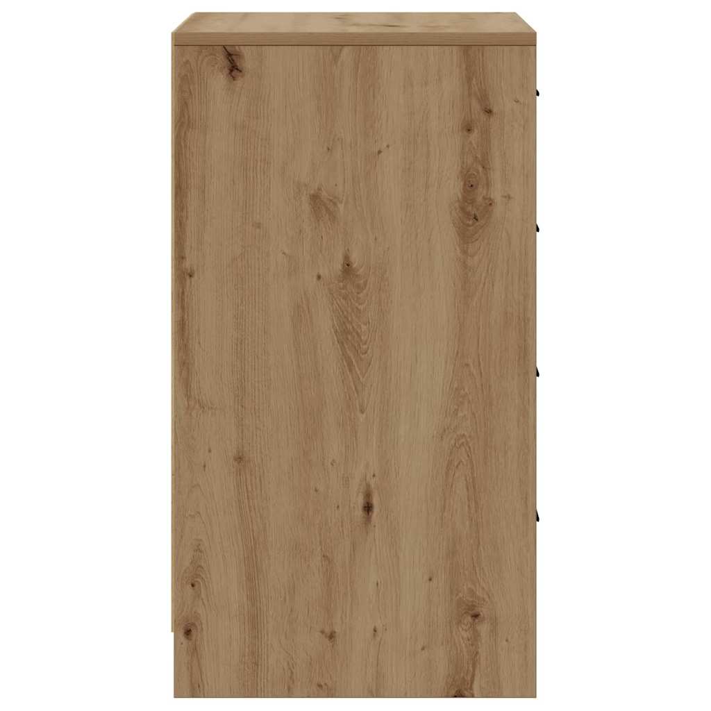 vidaXL Bufet dąb artisan 40 x 41 x 75 cm Materiał drewnopochodny