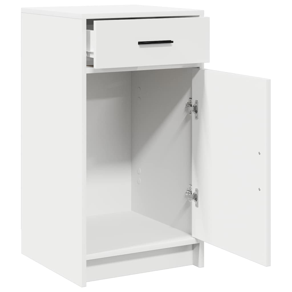 vidaXL Bufet Biały 40 x 40.5 x 75 cm Materiał drewnopochodny