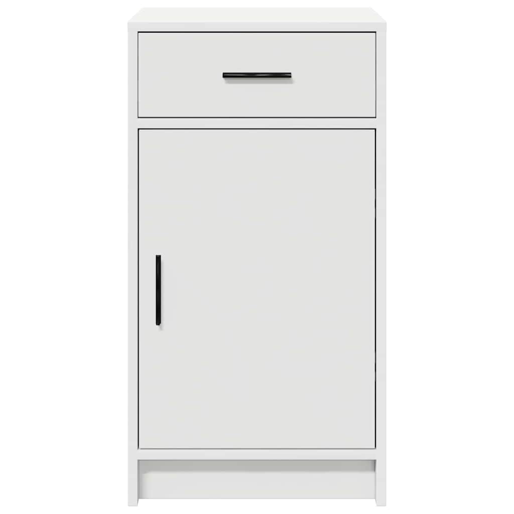 vidaXL Bufet Biały 40 x 40.5 x 75 cm Materiał drewnopochodny