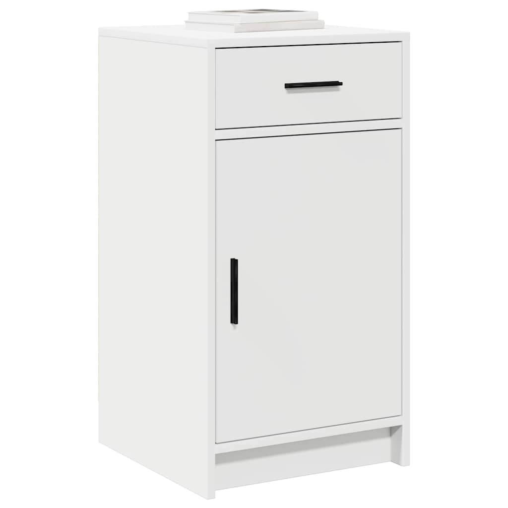 vidaXL Bufet Biały 40 x 40.5 x 75 cm Materiał drewnopochodny