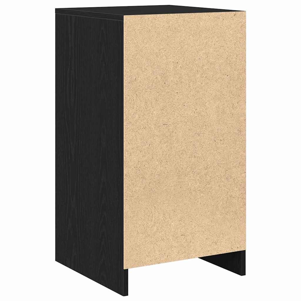 vidaXL Bufet Czarny Dąb 40 x 40.5 x 75 cm Materiał drewnopochodny