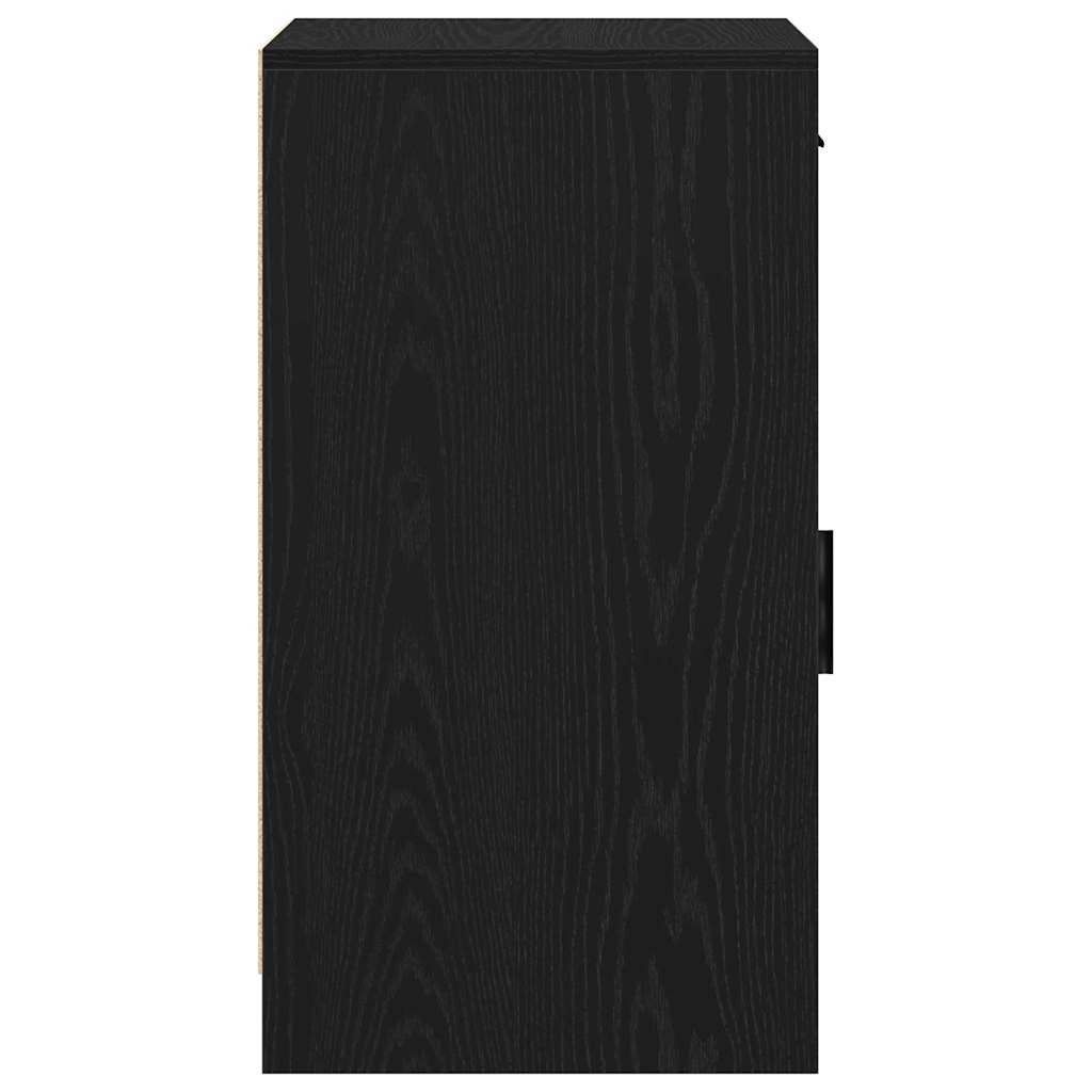 vidaXL Bufet Czarny Dąb 40 x 40.5 x 75 cm Materiał drewnopochodny