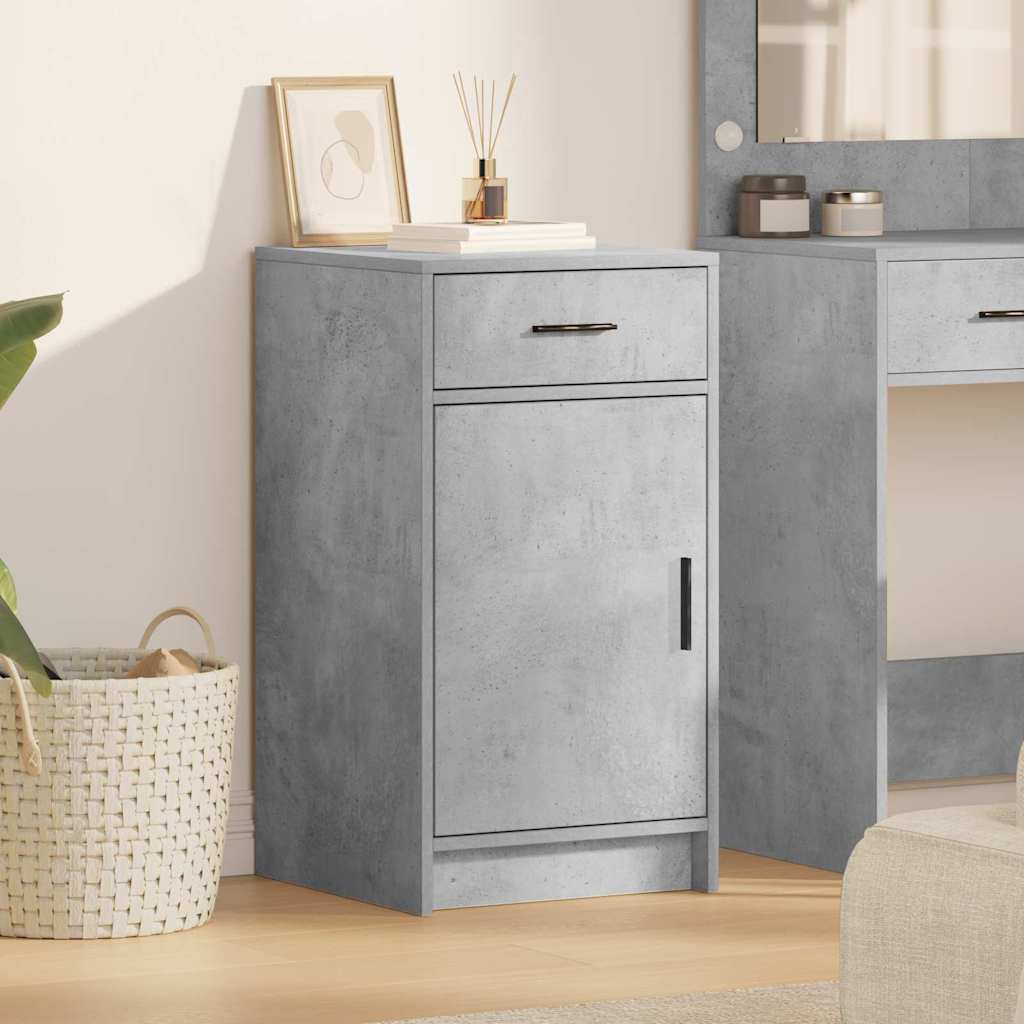 vidaXL Bufet Betonowy szary 40 x 40.5 x 75 cm Materiał drewnopochodny