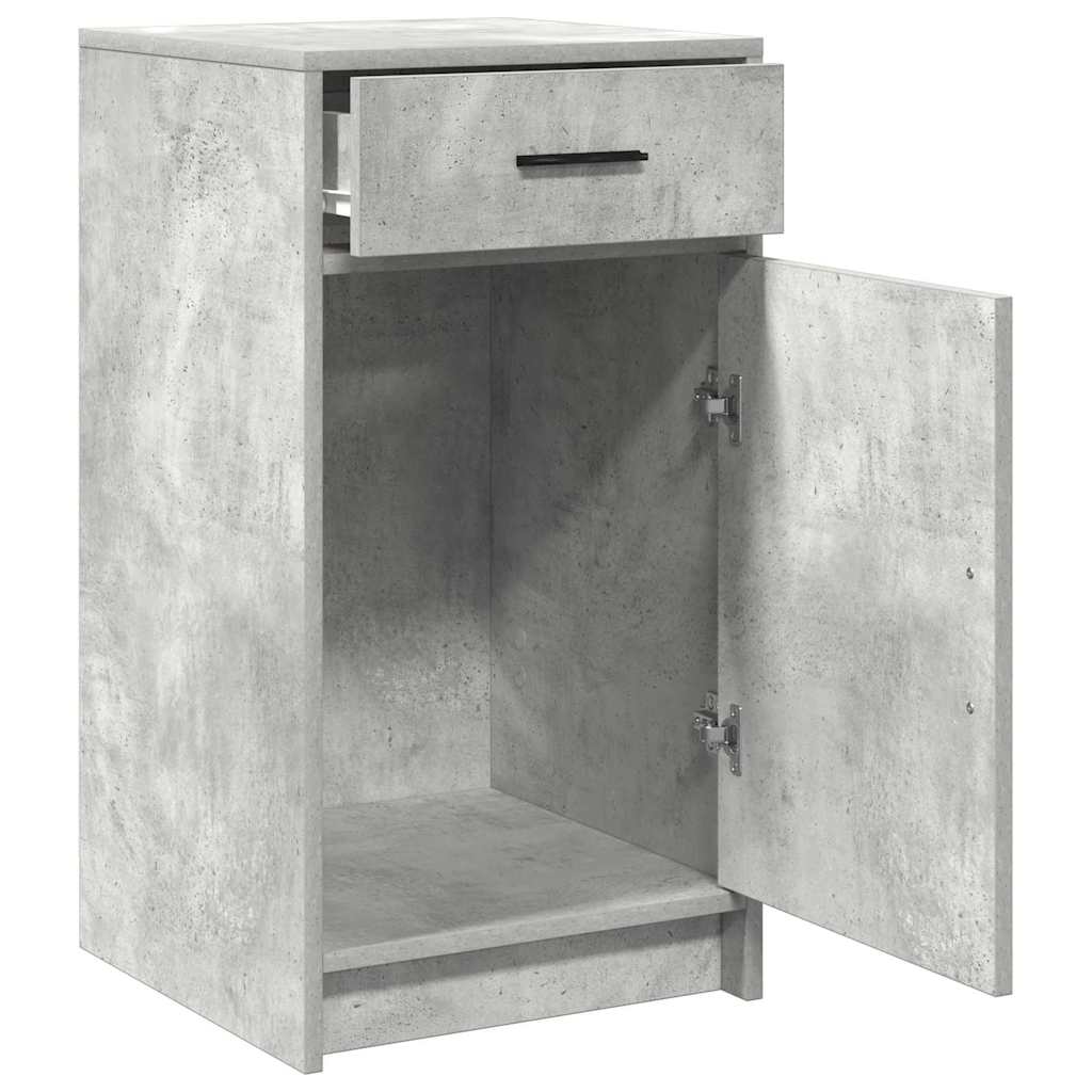 vidaXL Bufet Betonowy szary 40 x 40.5 x 75 cm Materiał drewnopochodny