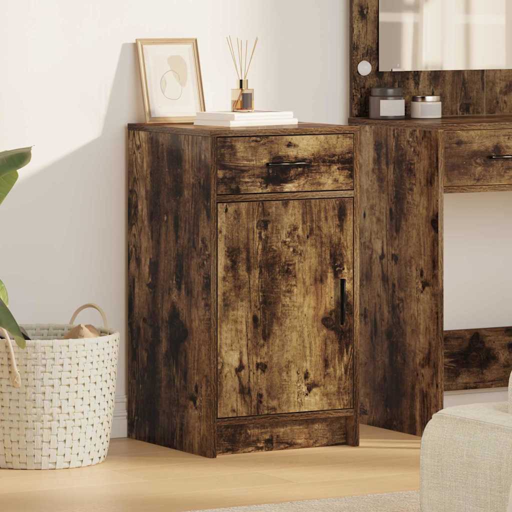 vidaXL Bufet Dąb wędzony 40 x 40.5 x 75 cm Materiał drewnopochodny