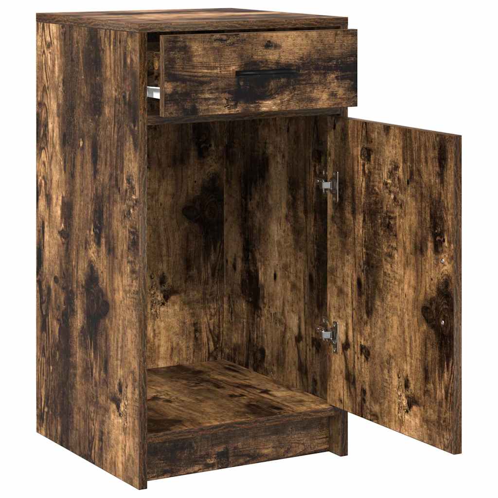 vidaXL Bufet Dąb wędzony 40 x 40.5 x 75 cm Materiał drewnopochodny