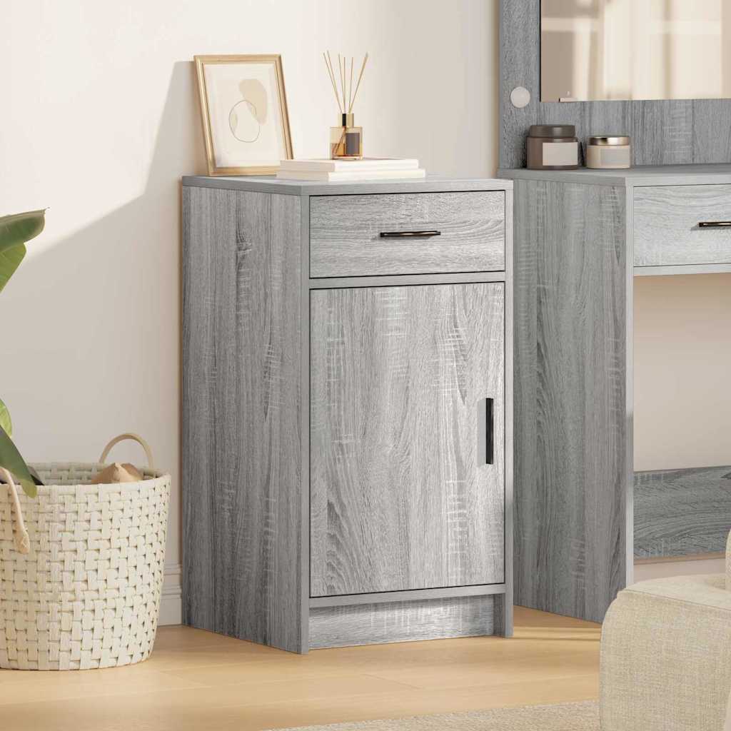 vidaXL Bufet Szary Sonoma 40 x 40.5 x 75 cm Materiał drewnopochodny