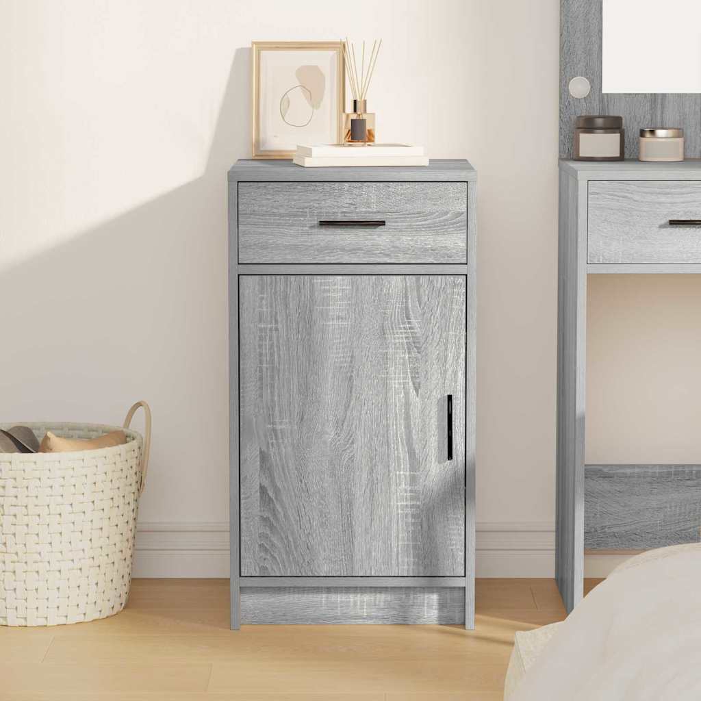 vidaXL Bufet Szary Sonoma 40 x 40.5 x 75 cm Materiał drewnopochodny