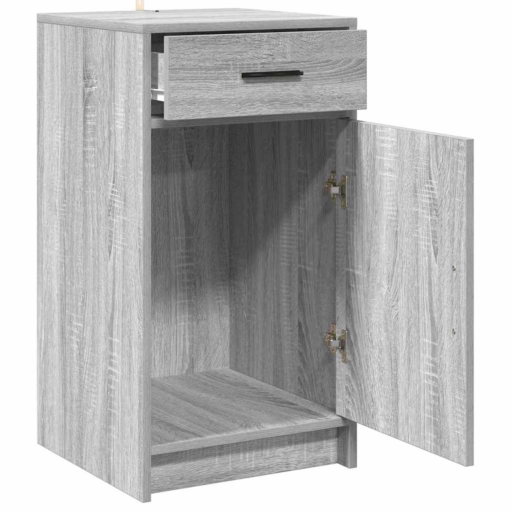 vidaXL Bufet Szary Sonoma 40 x 40.5 x 75 cm Materiał drewnopochodny