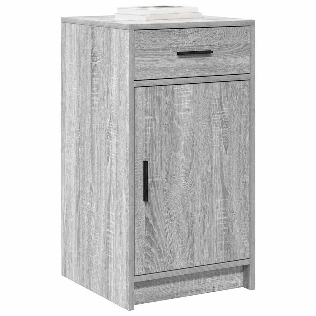vidaXL Bufet Szary Sonoma 40 x 40.5 x 75 cm Materiał drewnopochodny