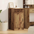 vidaXL Bufet Stare drewno 40 x 40.5 x 75 cm Materiał drewnopochodny