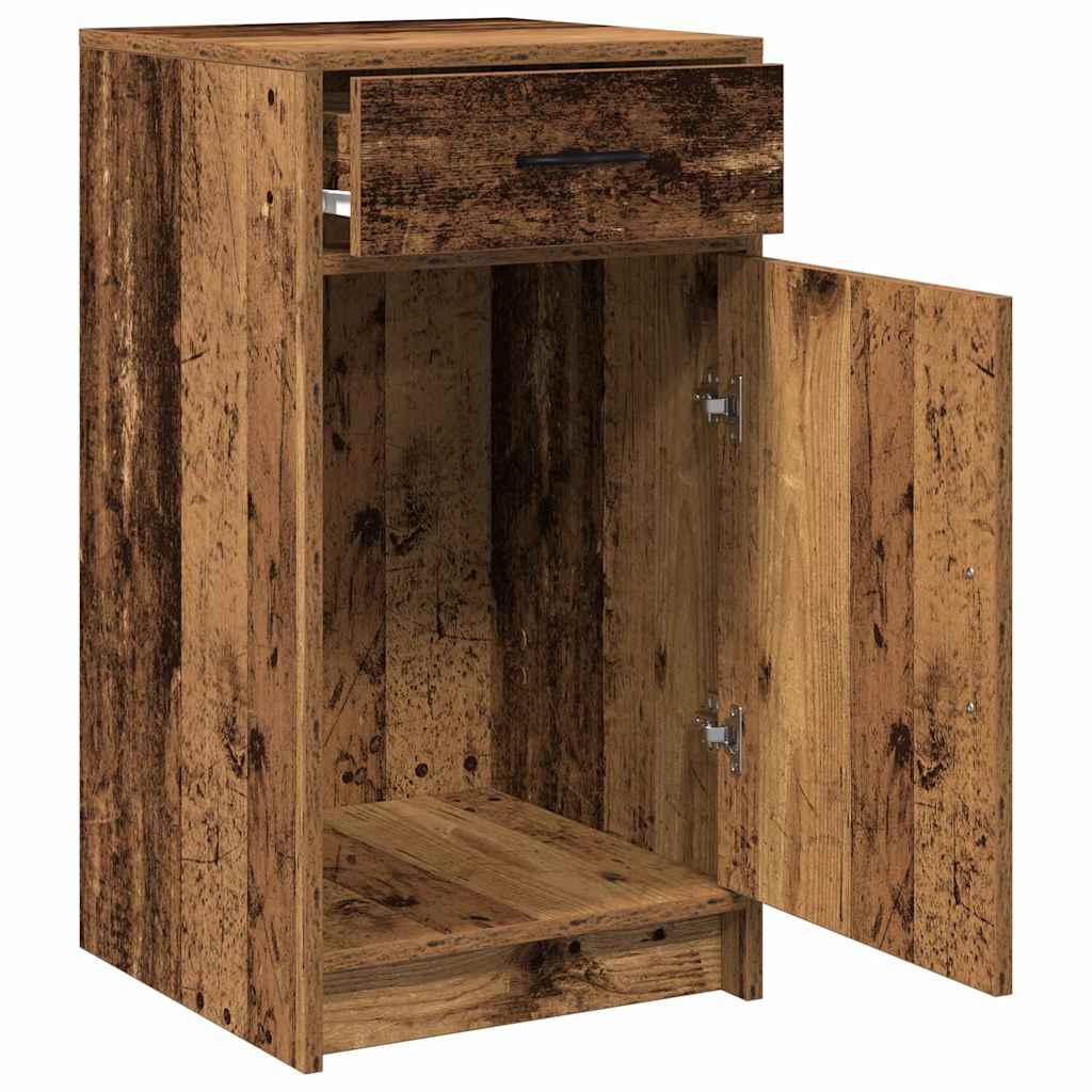 vidaXL Bufet Stare drewno 40 x 40.5 x 75 cm Materiał drewnopochodny