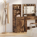 vidaXL Highboard z szufladą Dąb wędzony 40 x 40,5 x 135 cm