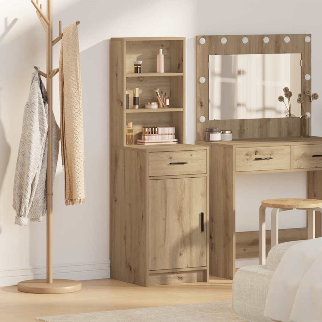 vidaXL Highboard z szufladą Dąb rzemieślniczy 41 x 40 x 135 cm