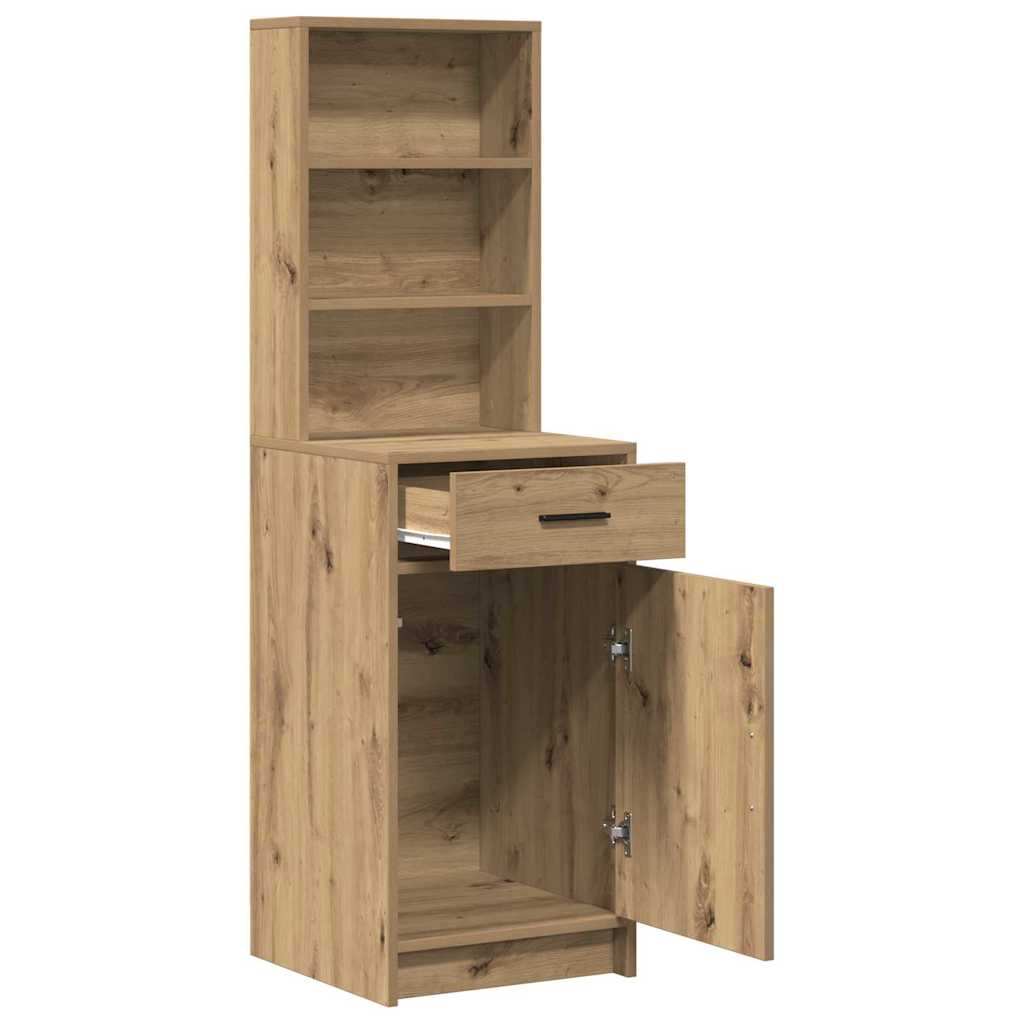 vidaXL Highboard z szufladą Dąb rzemieślniczy 41 x 40 x 135 cm