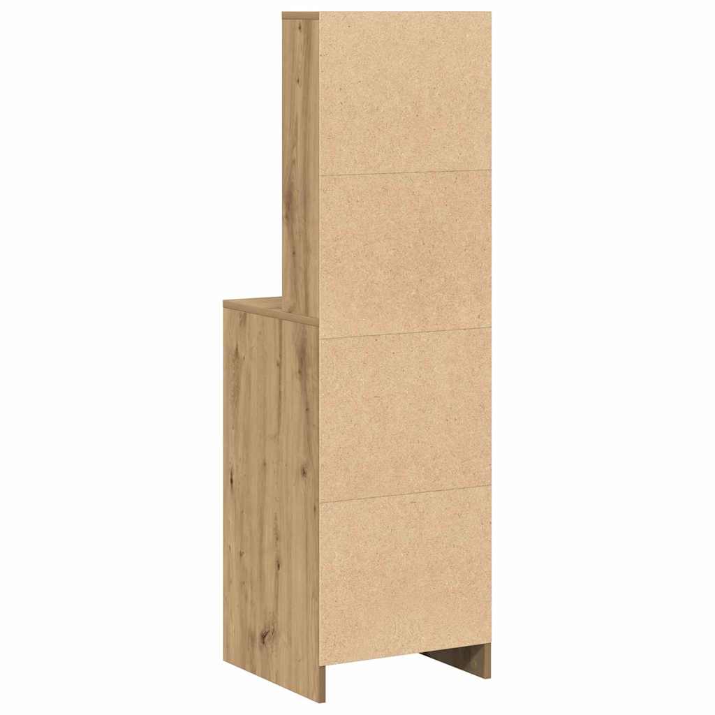 vidaXL Highboard z szufladą Dąb rzemieślniczy 41 x 40 x 135 cm