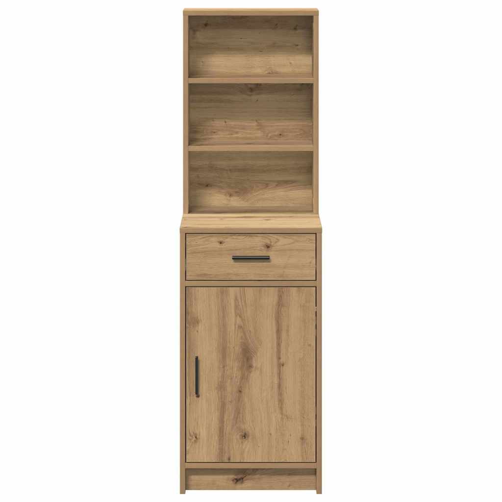 vidaXL Highboard z szufladą Dąb rzemieślniczy 41 x 40 x 135 cm