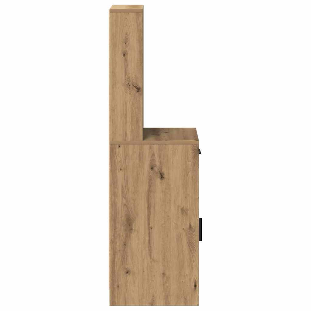 vidaXL Highboard z szufladą Dąb rzemieślniczy 41 x 40 x 135 cm