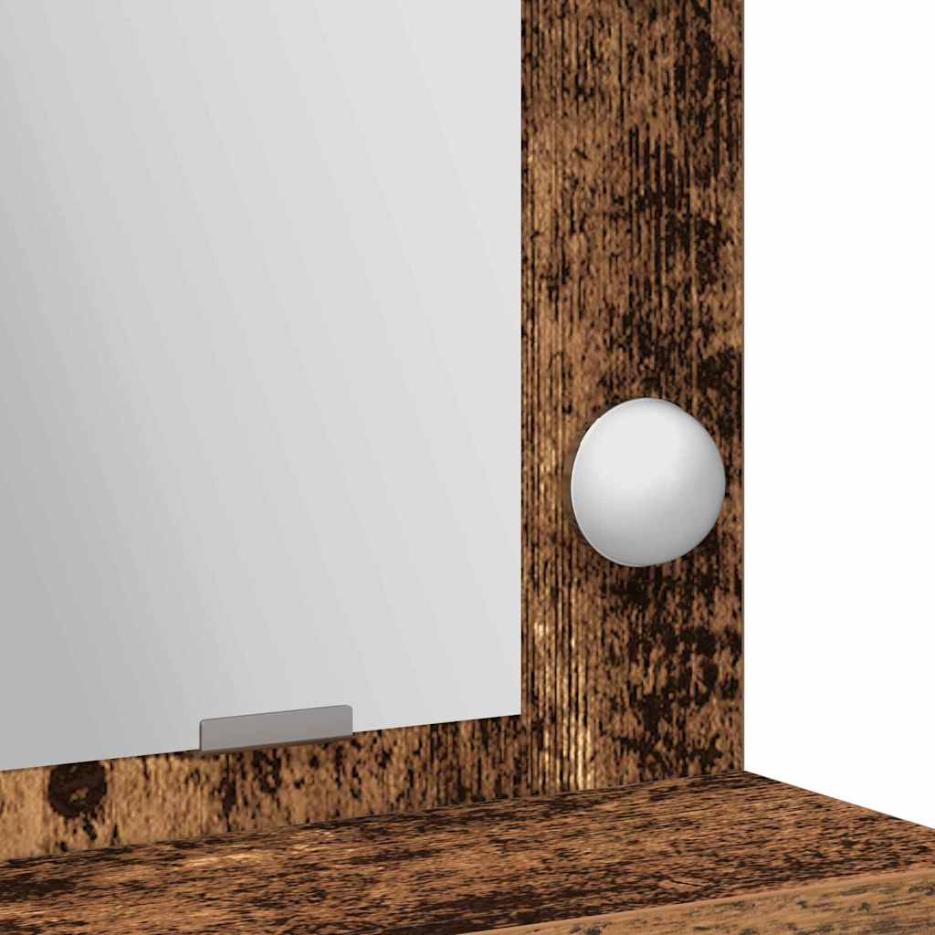 vidaXL Toaletka Stare drewno 79 x 41 x 135 cm Materiał drewnopochodny
