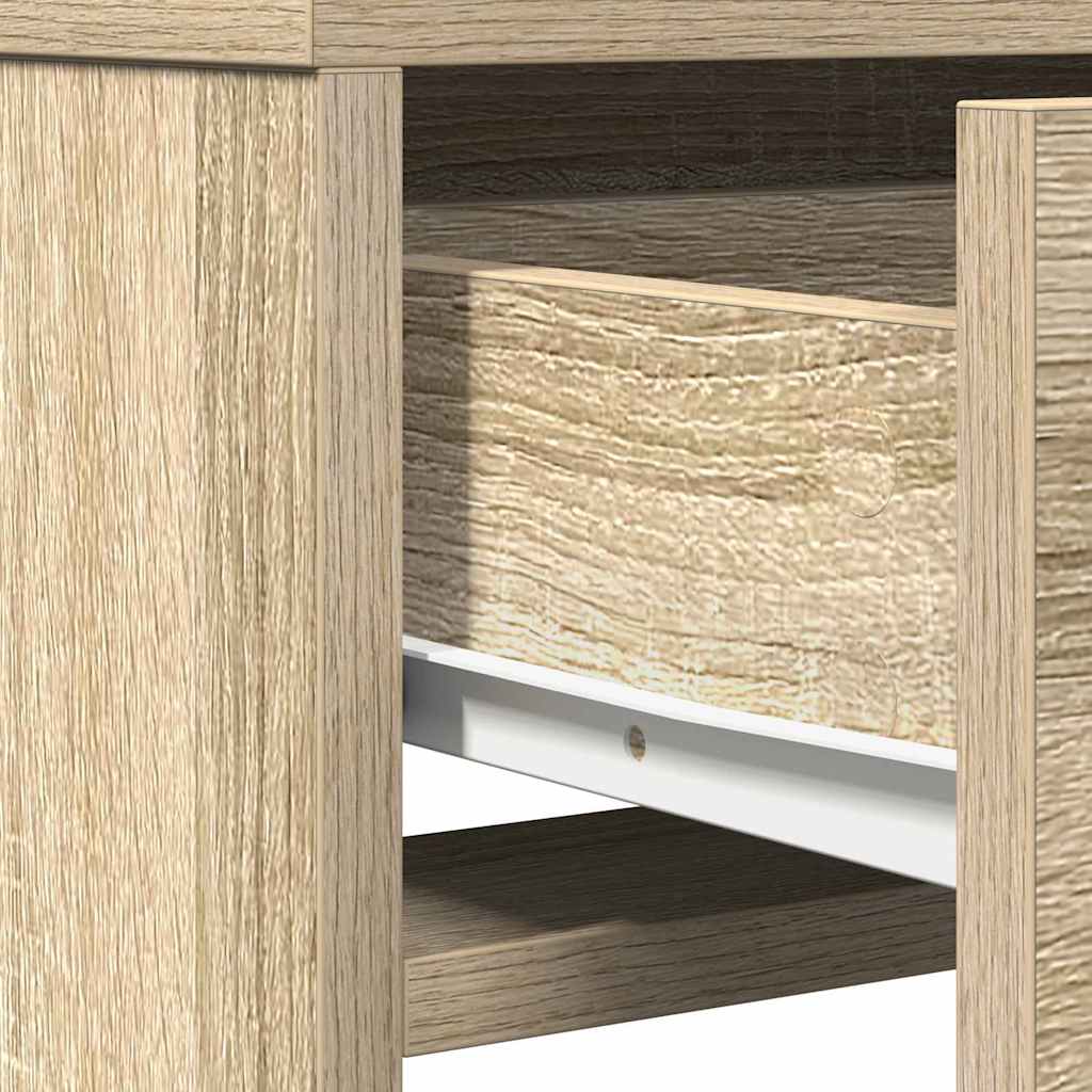 vidaXL Toaletka Dąb Sonoma 50 x 41 x 135 cm Materiał drewnopochodny