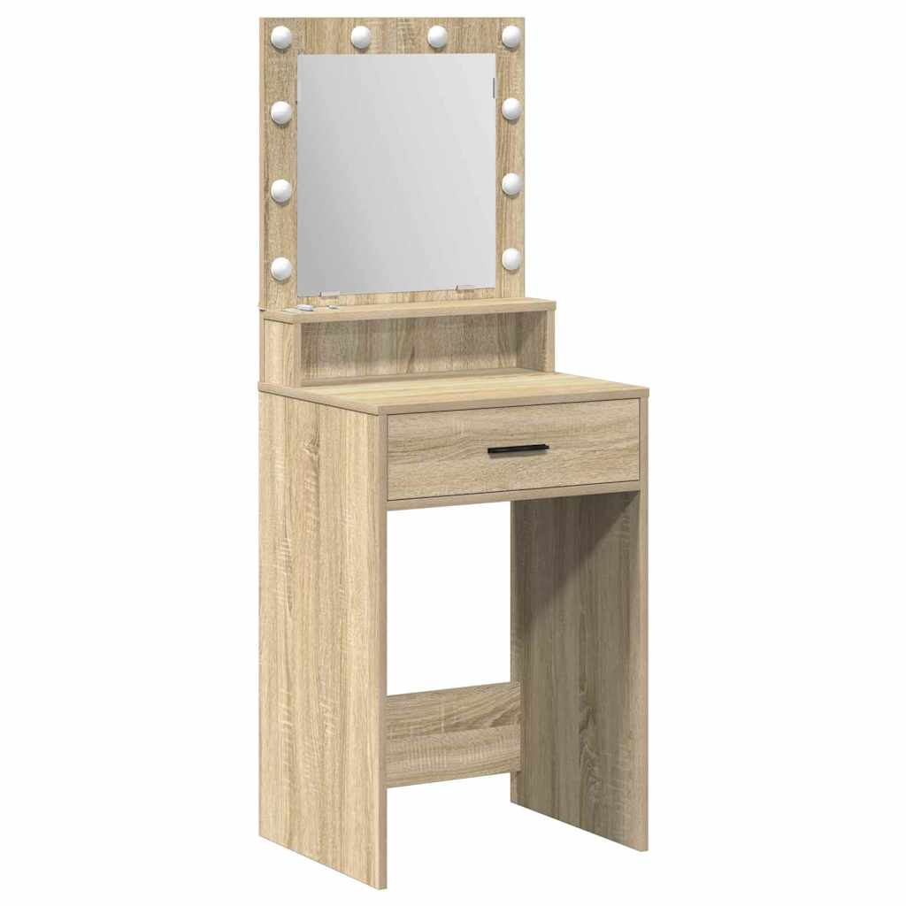 vidaXL Toaletka Dąb Sonoma 50 x 41 x 135 cm Materiał drewnopochodny