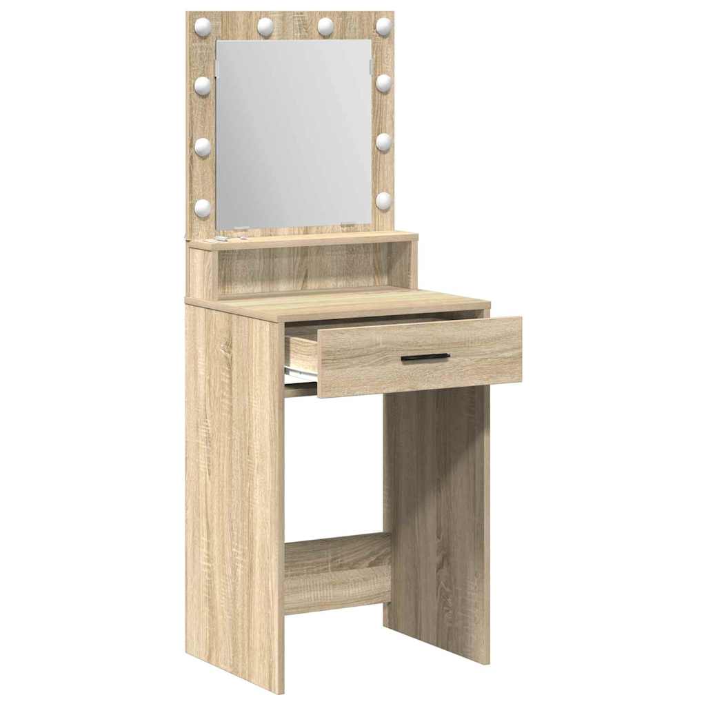 vidaXL Toaletka Dąb Sonoma 50 x 41 x 135 cm Materiał drewnopochodny