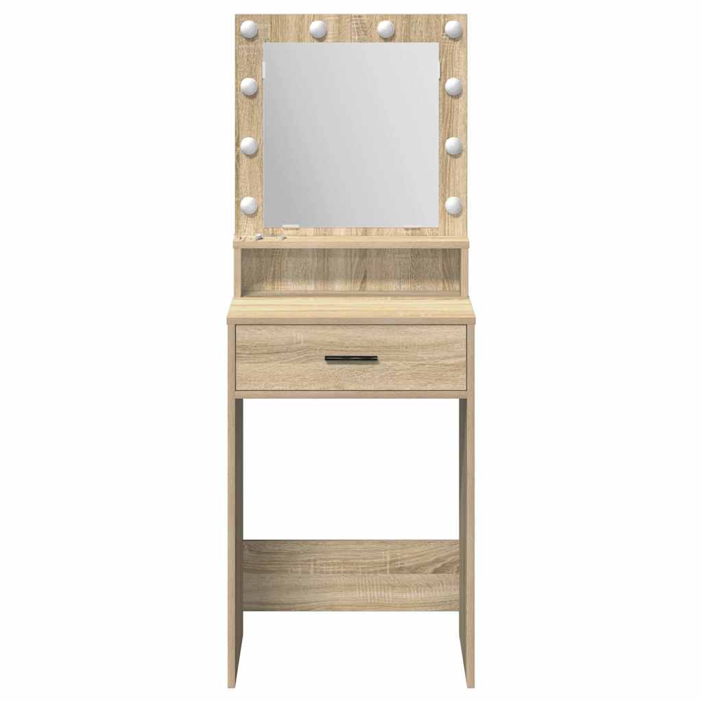 vidaXL Toaletka Dąb Sonoma 50 x 41 x 135 cm Materiał drewnopochodny
