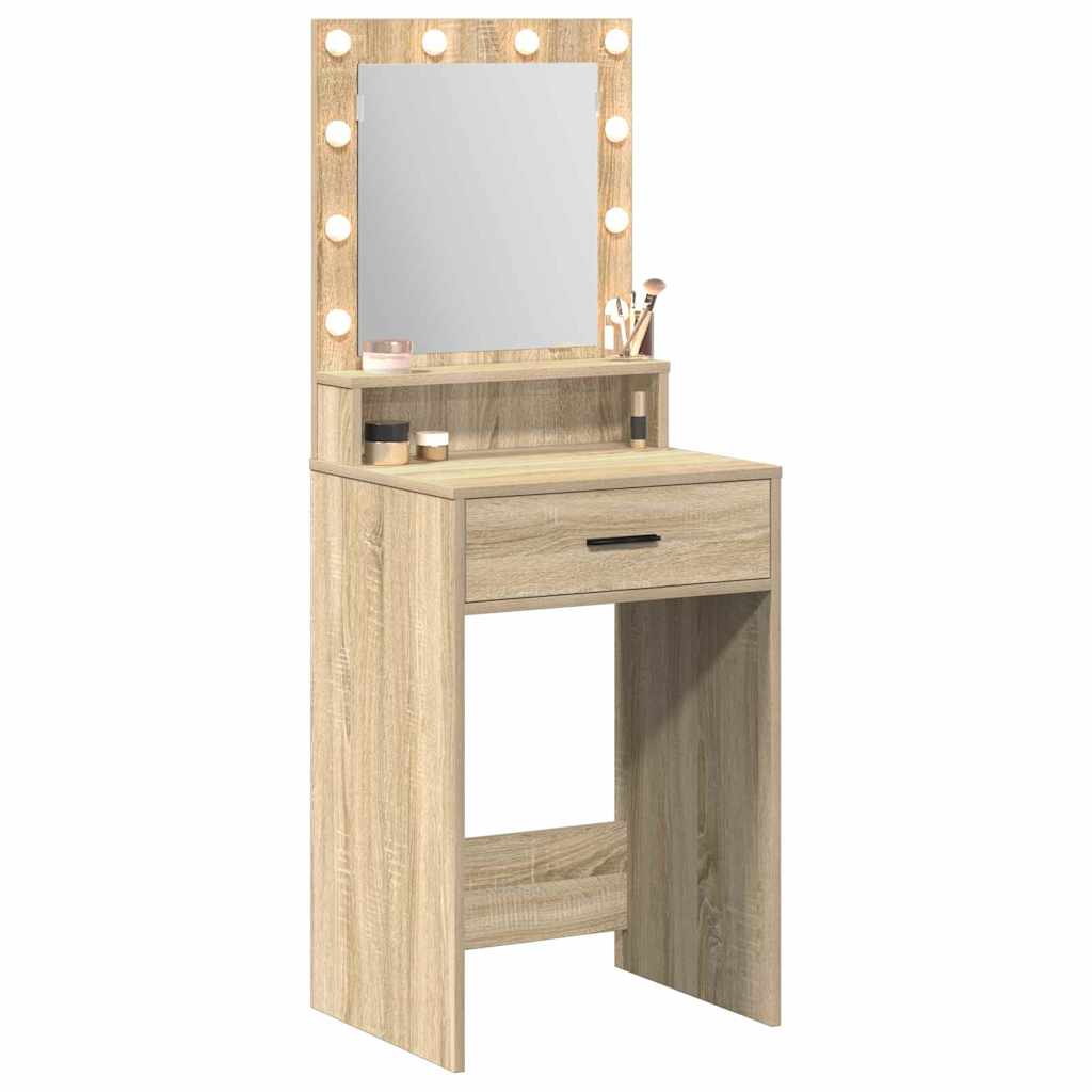 vidaXL Toaletka Dąb Sonoma 50 x 41 x 135 cm Materiał drewnopochodny