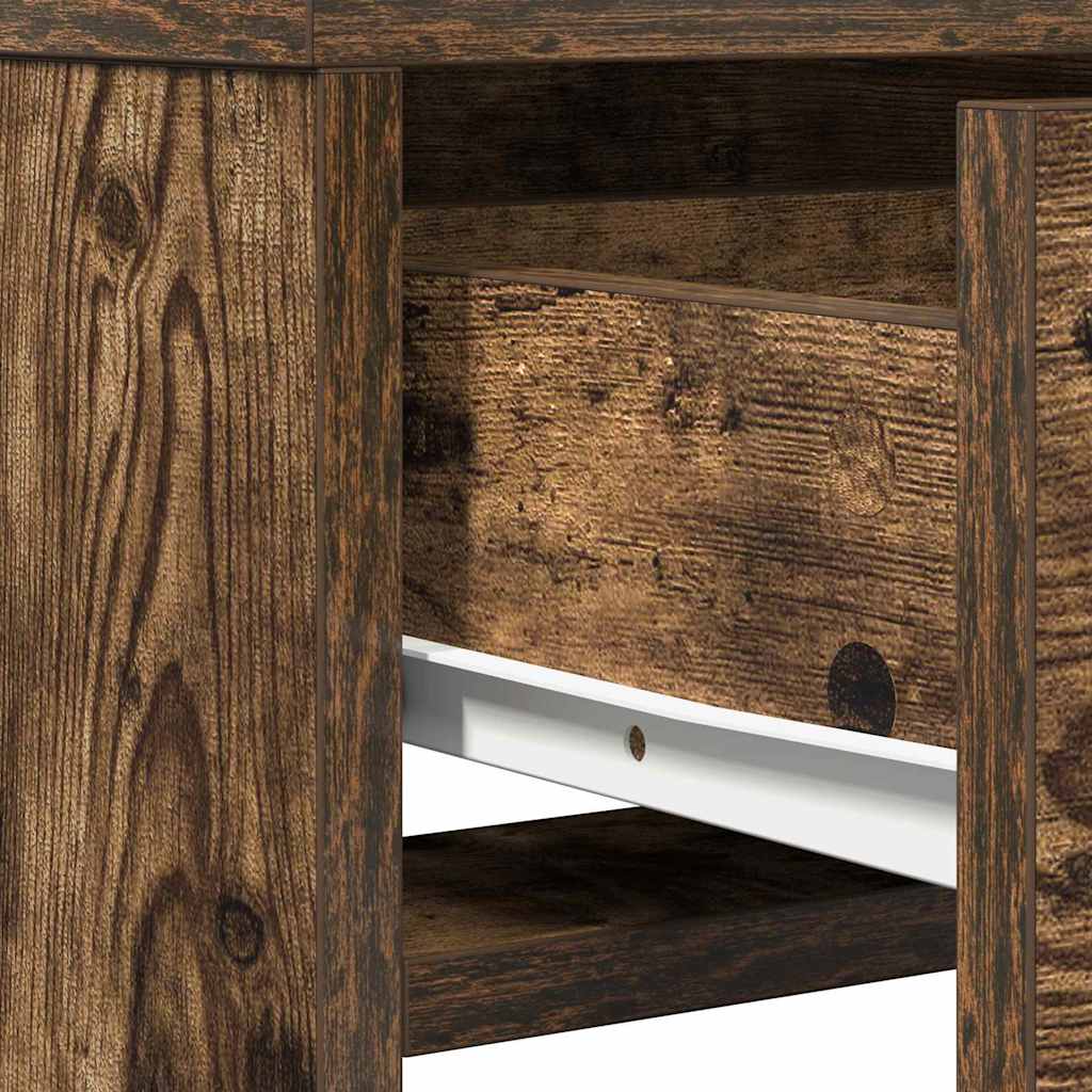 vidaXL Toaletka Dąb wędzony 50 x 41 x 135 cm Materiał drewnopochodny