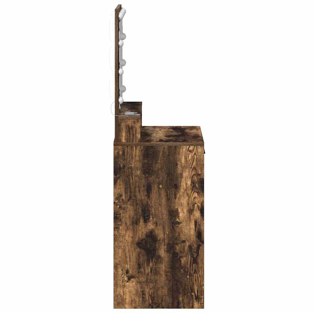 vidaXL Toaletka Dąb wędzony 50 x 41 x 135 cm Materiał drewnopochodny