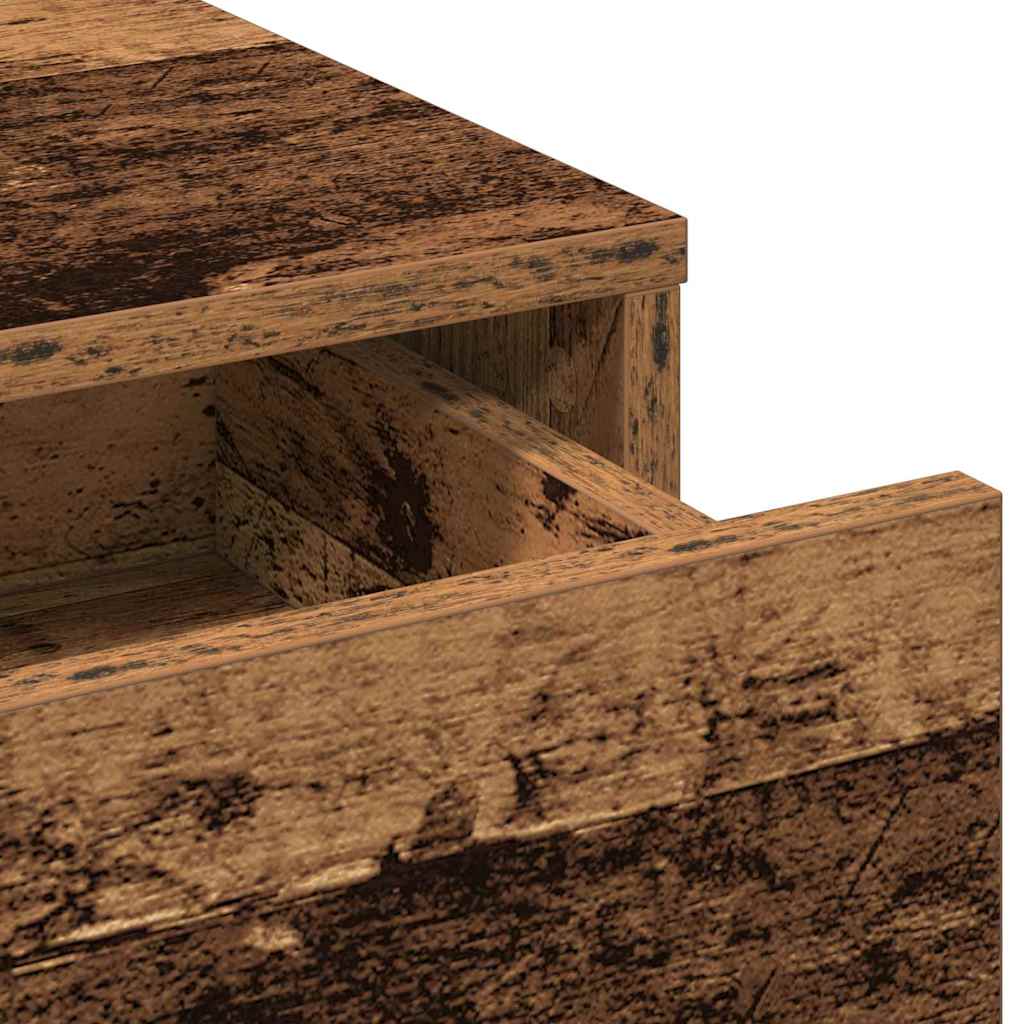 vidaXL Toaletka Stare drewno 50 x 41 x 135 cm Materiał drewnopochodny