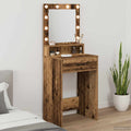 vidaXL Toaletka Stare drewno 50 x 41 x 135 cm Materiał drewnopochodny