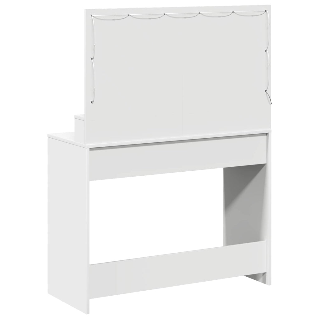 vidaXL Toaletka Biały 100 x 41 x 135 cm Materiał drewnopochodny