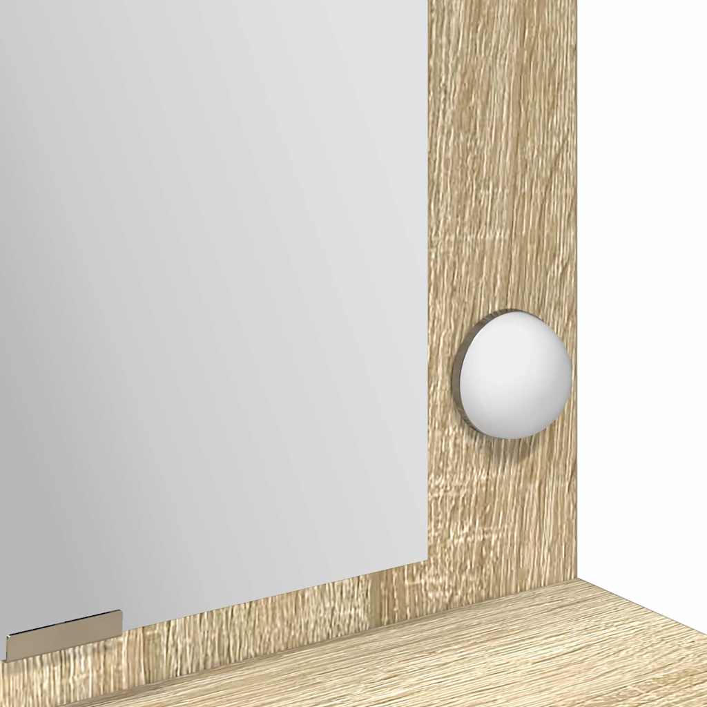 vidaXL Toaletka Dąb Sonoma 100 x 41 x 135 cm Materiał drewnopochodny