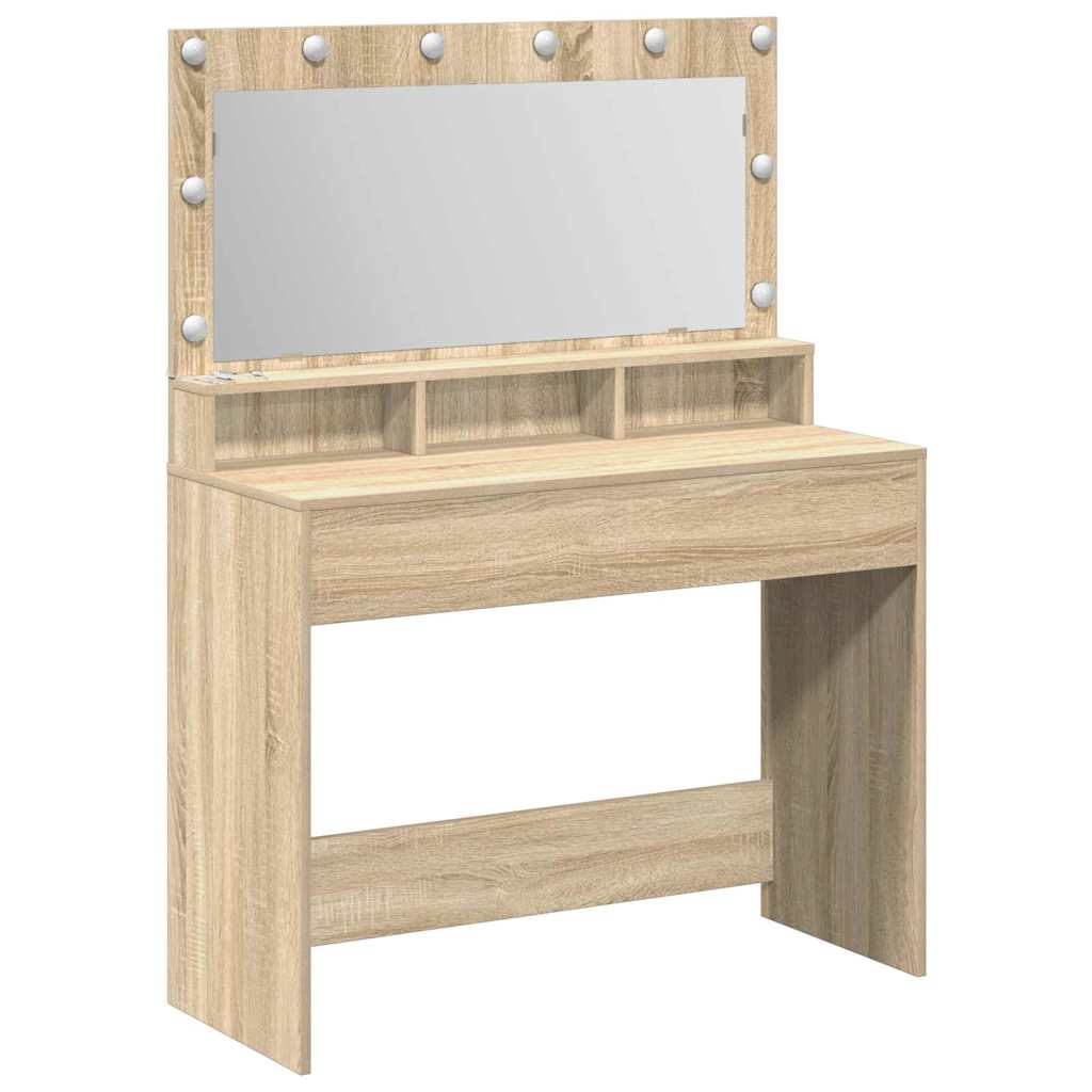 vidaXL Toaletka Dąb Sonoma 100 x 41 x 135 cm Materiał drewnopochodny
