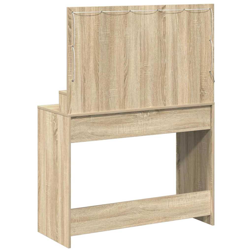 vidaXL Toaletka Dąb Sonoma 100 x 41 x 135 cm Materiał drewnopochodny