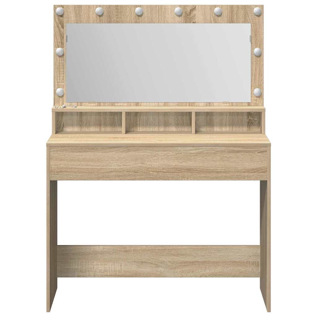 vidaXL Toaletka Dąb Sonoma 100 x 41 x 135 cm Materiał drewnopochodny