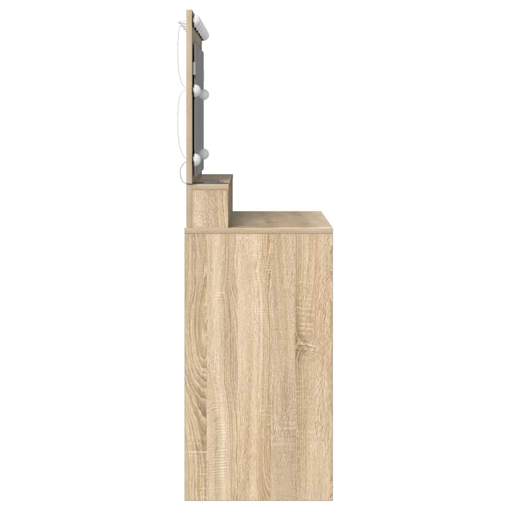 vidaXL Toaletka Dąb Sonoma 100 x 41 x 135 cm Materiał drewnopochodny