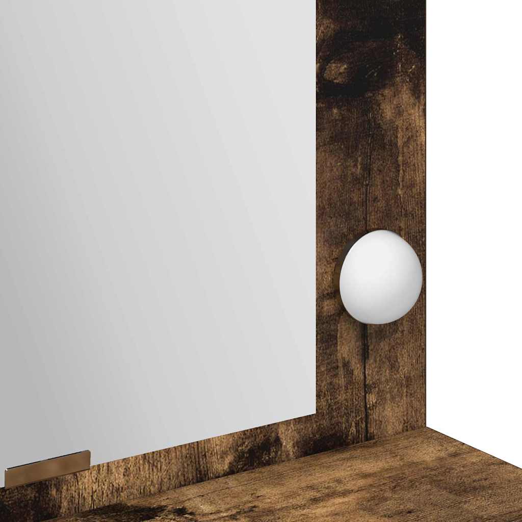 vidaXL Toaletka Dąb wędzony 100 x 41 x 135 cm Materiał drewnopochodny