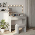 vidaXL Toaletka Szary Sonoma 100 x 41 x 135 cm Materiał drewnopochodny