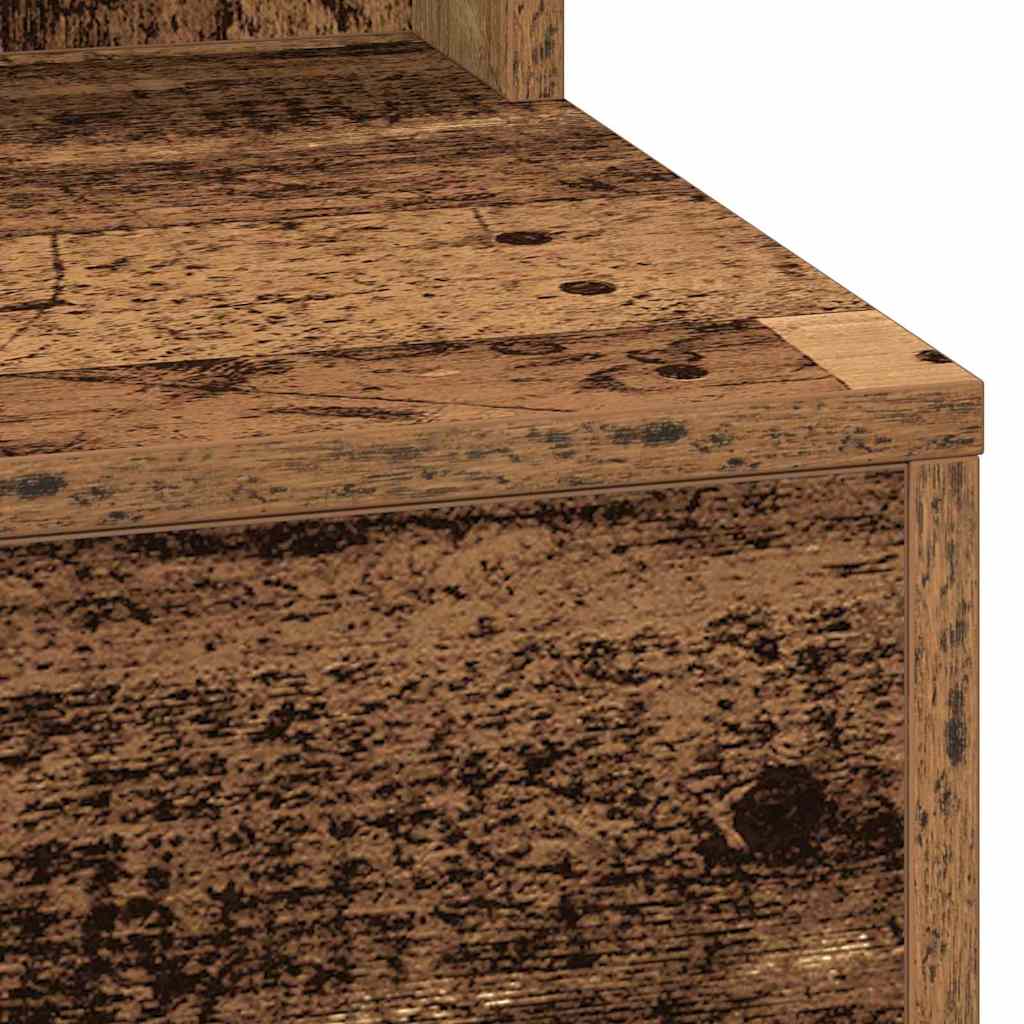 vidaXL Toaletka Stare drewno 100 x 41 x 135 cm Materiał drewnopochodny