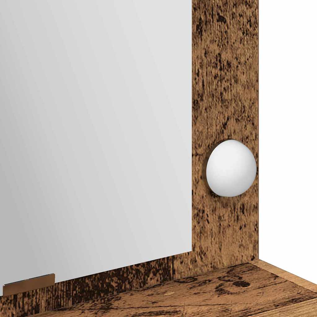 vidaXL Toaletka Stare drewno 100 x 41 x 135 cm Materiał drewnopochodny
