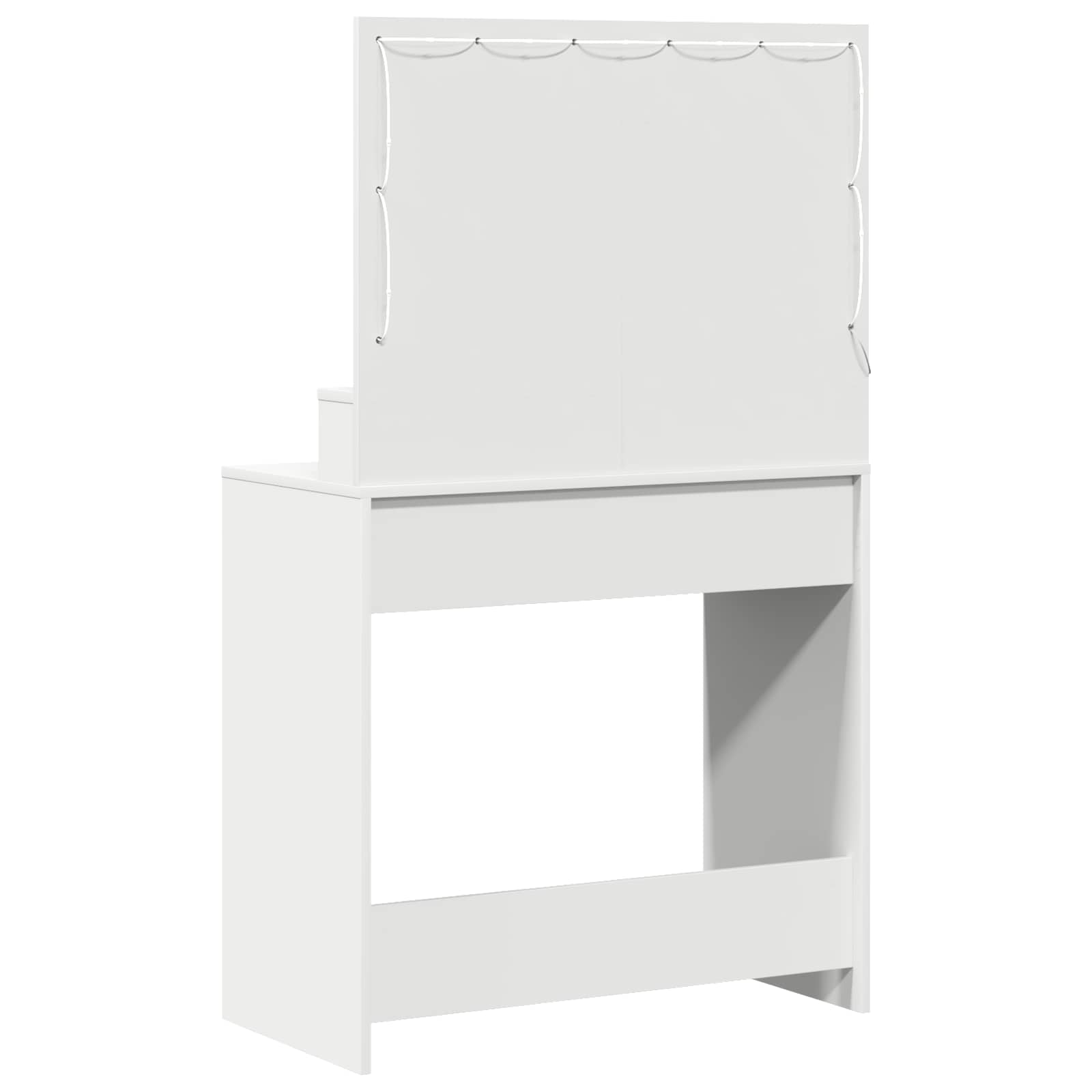 vidaXL Toaletka Biały 78,5 x 41 x 135 cm Materiał drewnopochodny