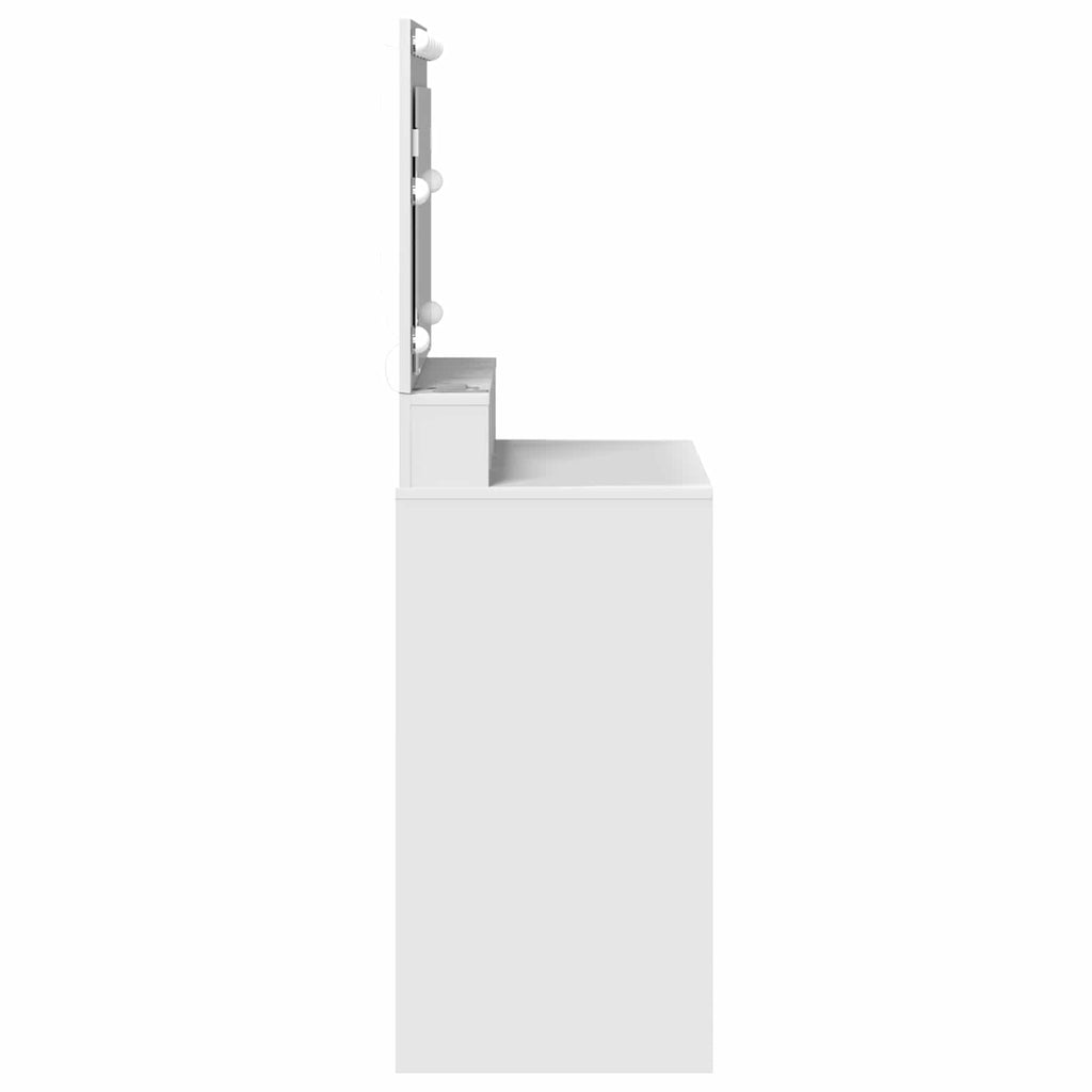 vidaXL Toaletka Biały 78,5 x 41 x 135 cm Materiał drewnopochodny