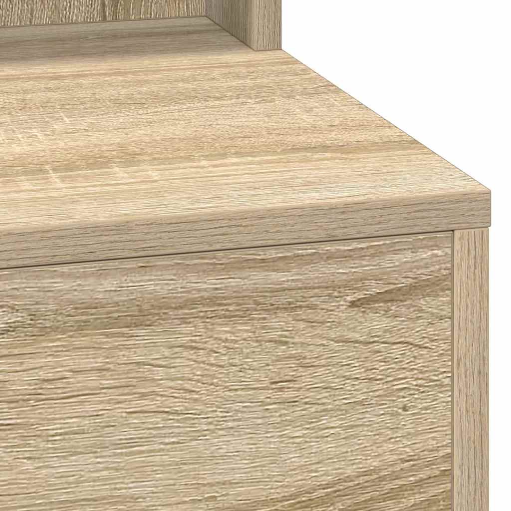 vidaXL Toaletka Dąb Sonoma 75,5 x 41 x 135 cm Materiał drewnopochodny