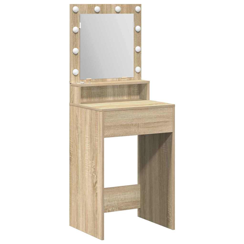 vidaXL Toaletka Dąb Sonoma 50 x 41 x 135 cm Materiał drewnopochodny